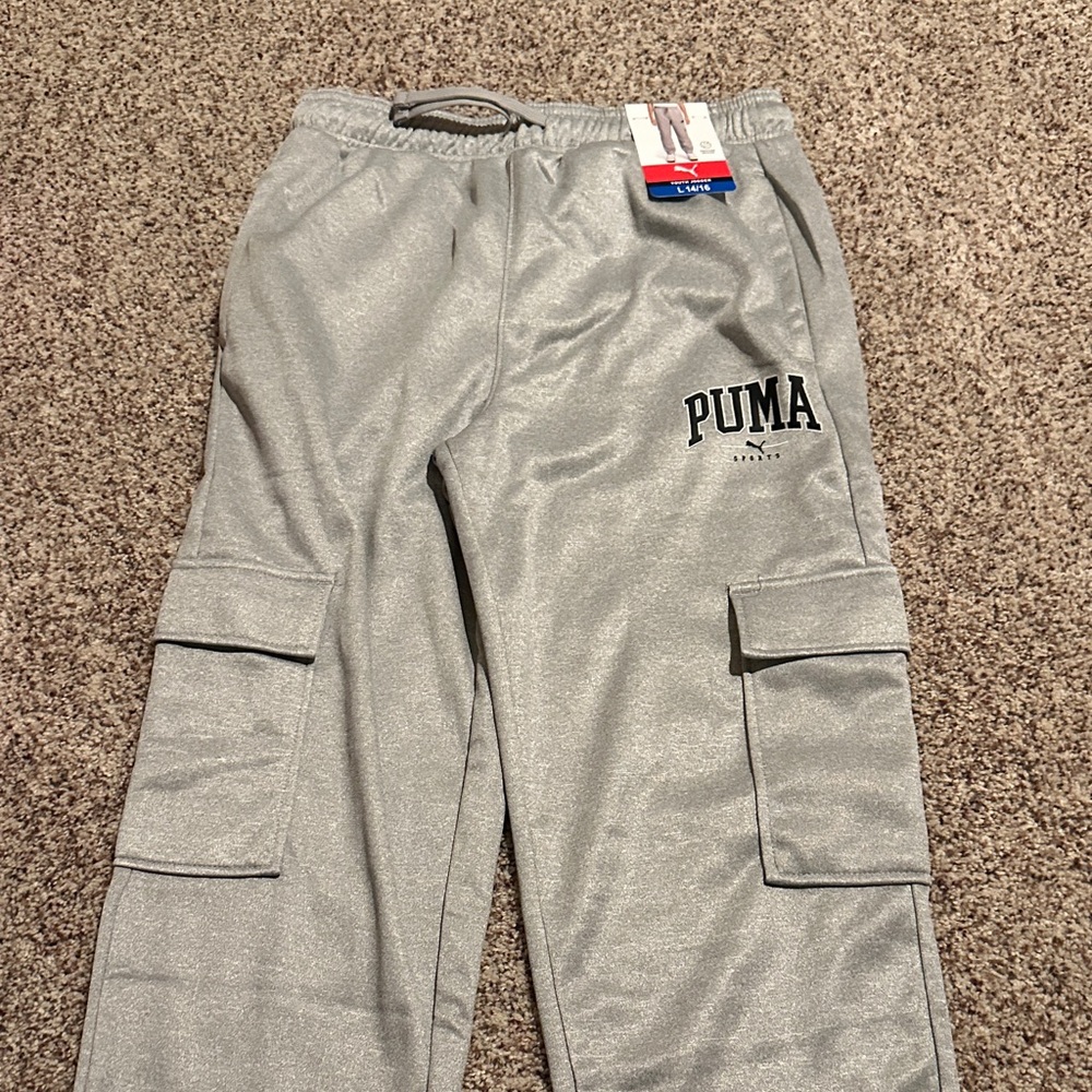 PUMA boys/girls sz 14/16 youth joggers nwt